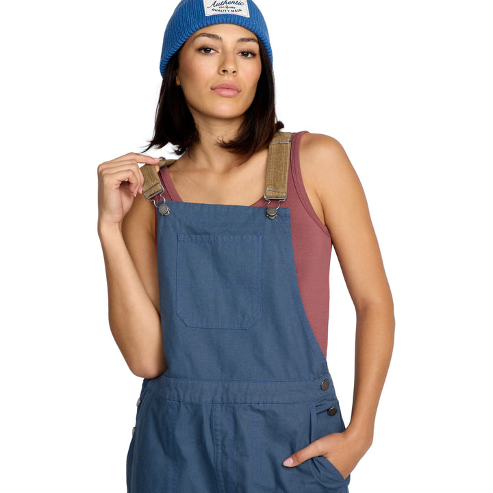 Volcom Full Cut Overalls - Women's Harbor Blue