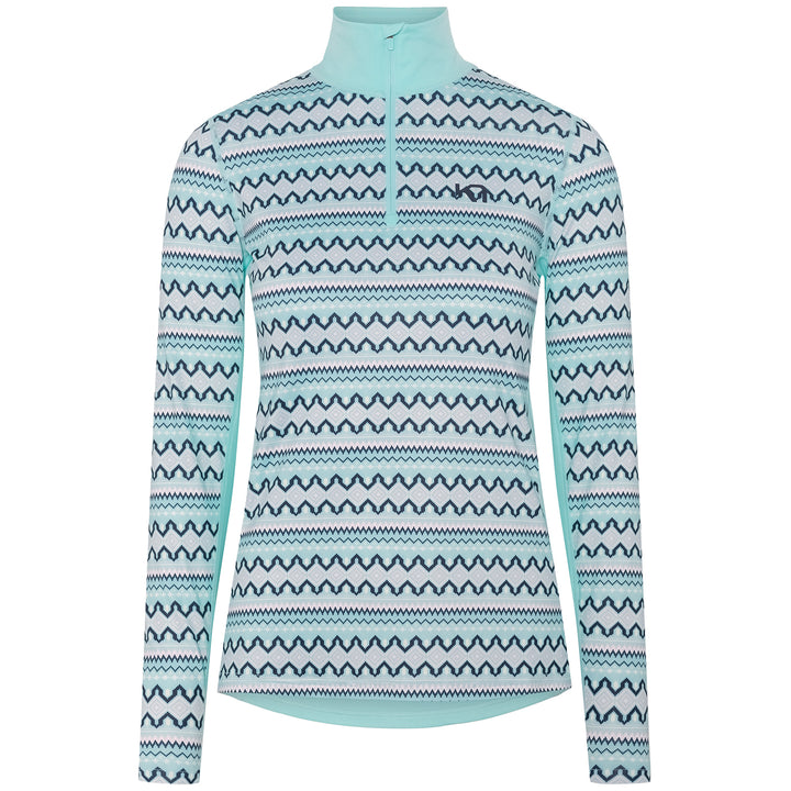 Kari Traa Lilia Half-Zip Top - Women's Wave Turquoise
