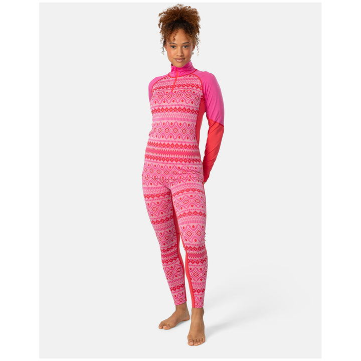 Kari Traa Malia Half-Zip Top - Women's Shocking Pink