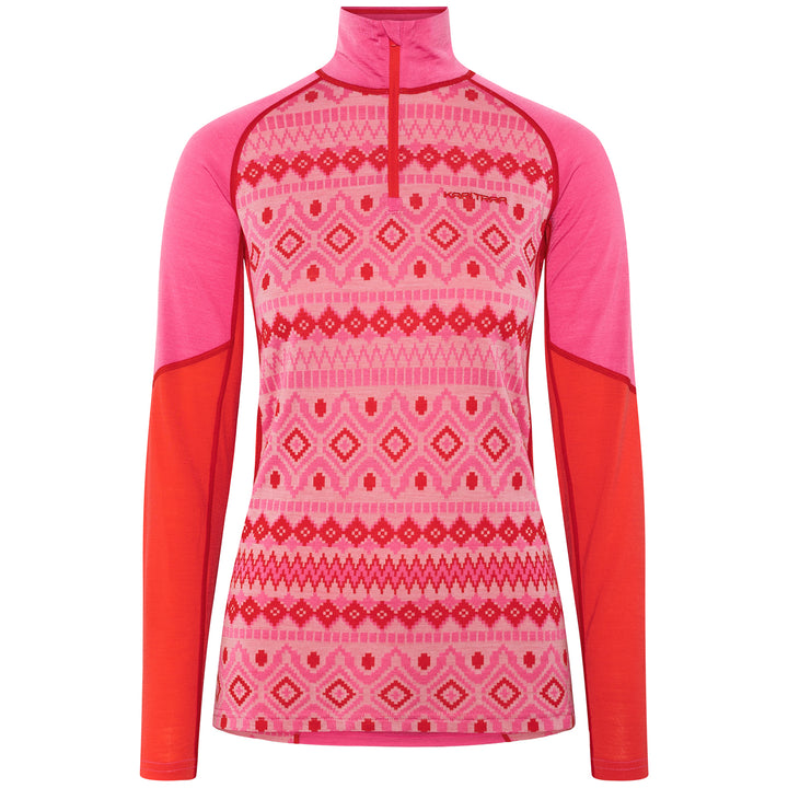 Kari Traa Malia Half-Zip Top - Women's Shocking Pink