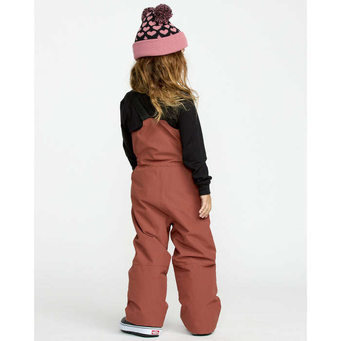 Volcom Little Flurry Insulated Bib Overalls - Kids' Henna