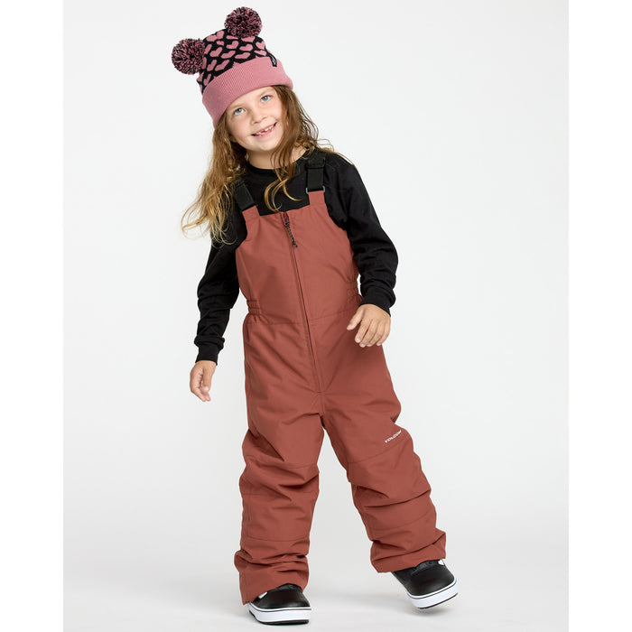 Volcom Little Flurry Insulated Bib Overalls - Kids' Henna