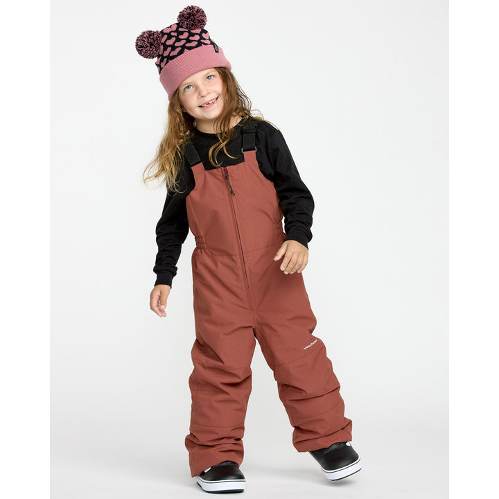 Volcom Little Flurry Insulated Bib Overalls - Kids' Henna
