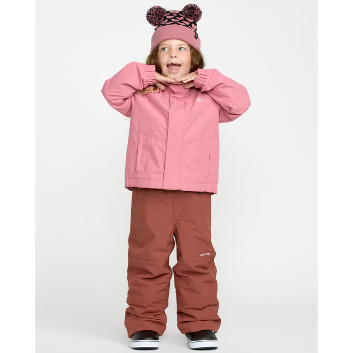 Volcom Little Flurry Insulated Bib Overalls - Kids' Henna
