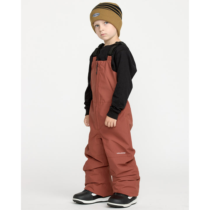 Volcom Little Flurry Insulated Bib Overalls - Kids' Henna