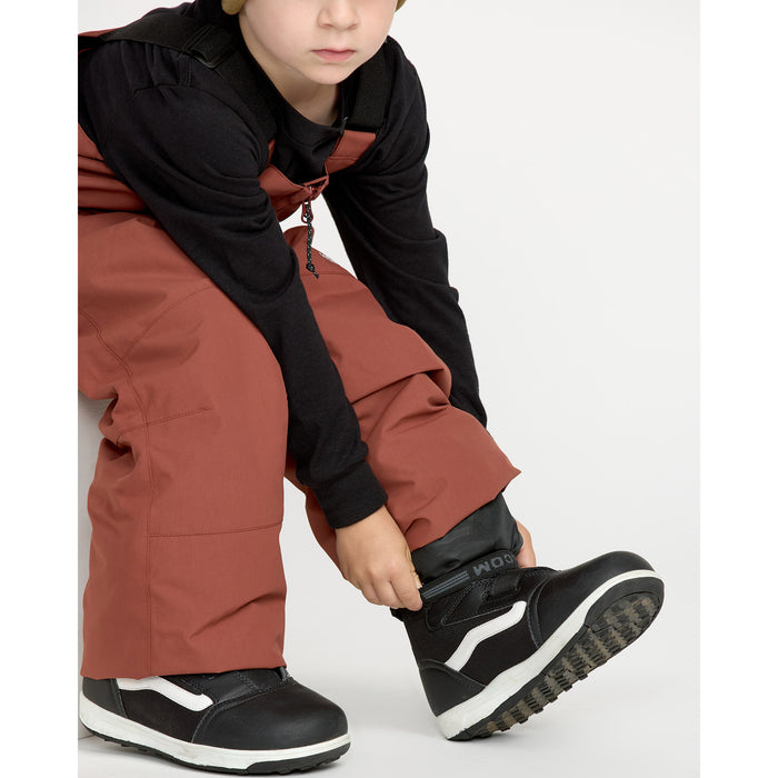 Volcom Little Flurry Insulated Bib Overalls - Kids' Henna