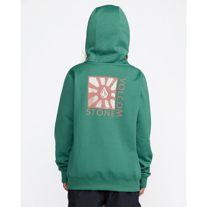 Volcom Hydro Fleece Hoodie - Kids' Spruce Green