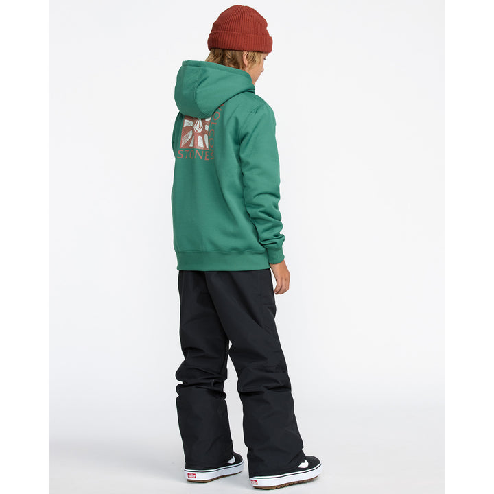 Volcom Hydro Fleece Hoodie - Kids' Spruce Green