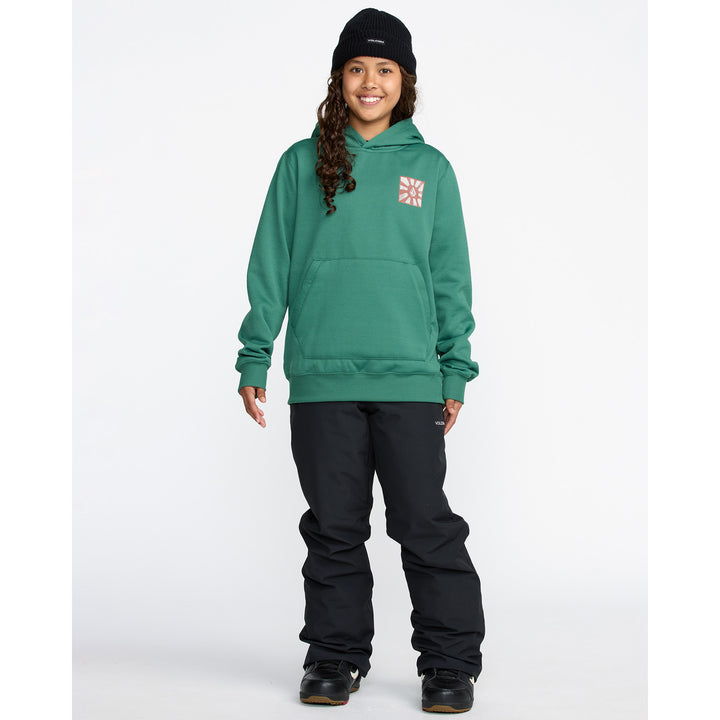 Volcom Hydro Fleece Hoodie - Kids' Spruce Green