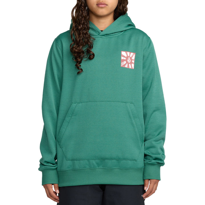 Volcom Hydro Fleece Hoodie - Kids' Spruce Green