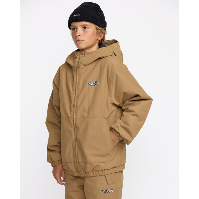 Volcom Chaos Full Zip Jacket - Boys' Bronze