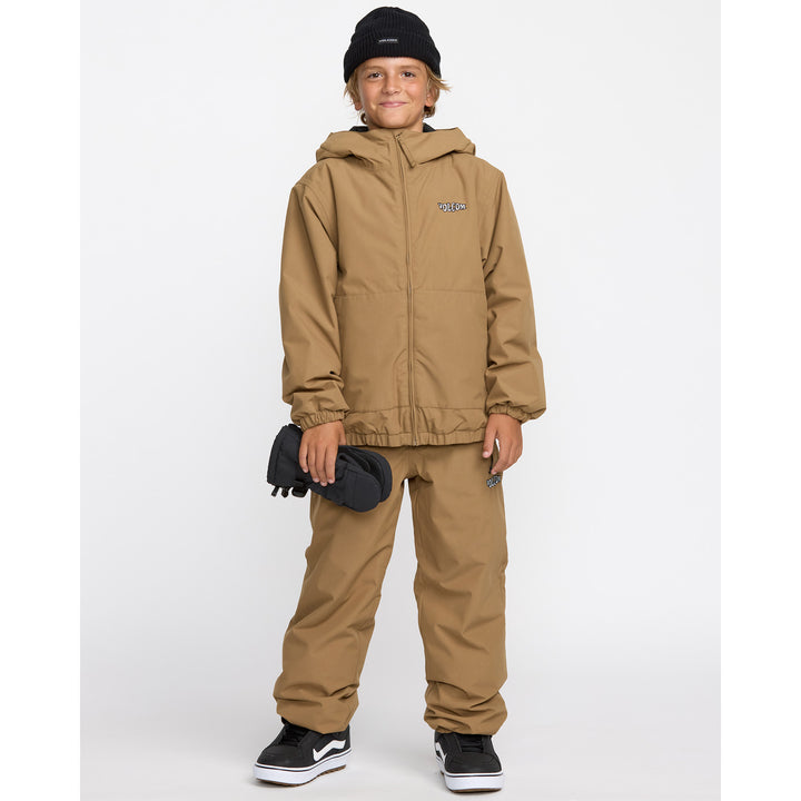 Volcom Chaos Full Zip Jacket - Boys' Bronze