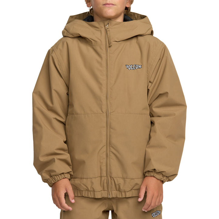 Volcom Chaos Full Zip Jacket - Boys' Bronze