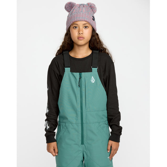 Volcom Barkley Insulated Bibs - Kids' Spruce Green