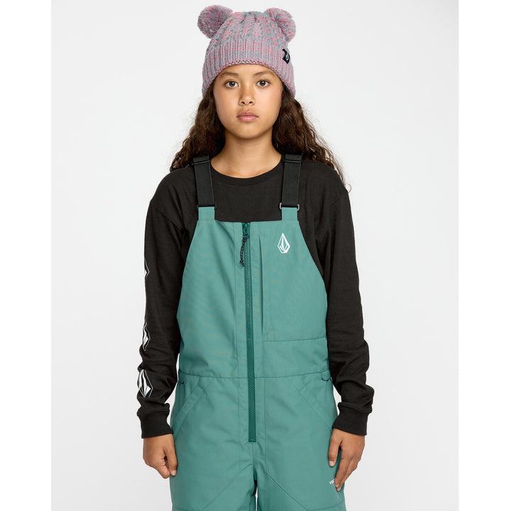 Volcom Barkley Insulated Bibs - Kids' Spruce Green