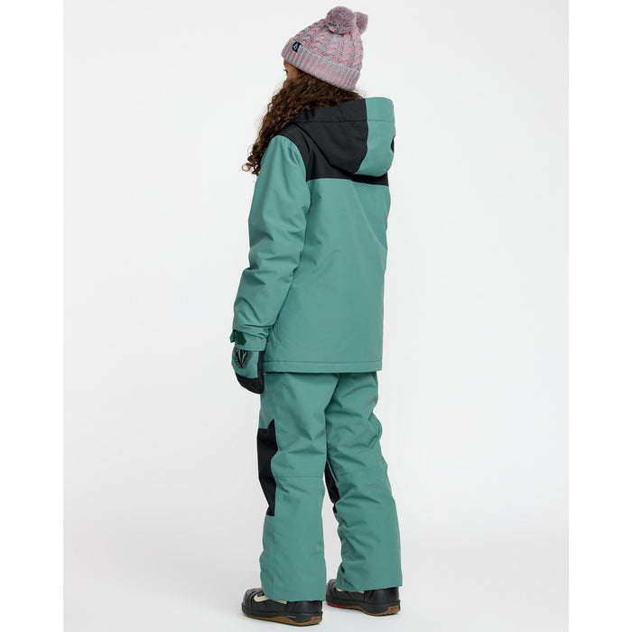 Volcom Barkley Insulated Bibs - Kids' Spruce Green