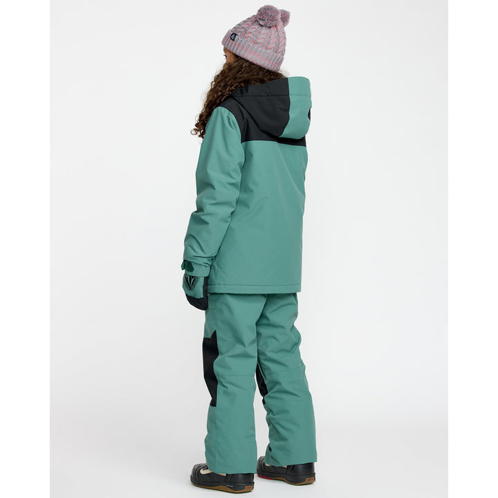 Volcom Barkley Insulated Bibs - Kids' Spruce Green