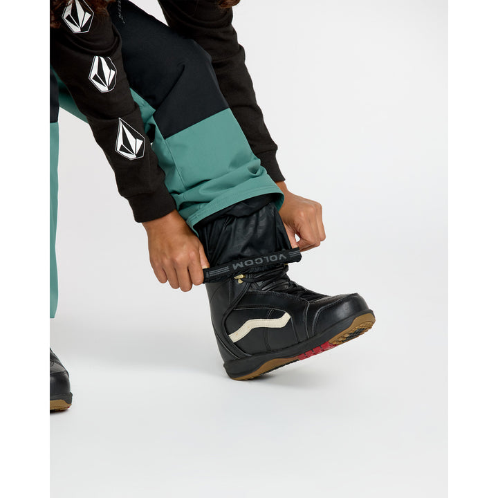 Volcom Barkley Insulated Bibs - Kids' Spruce Green
