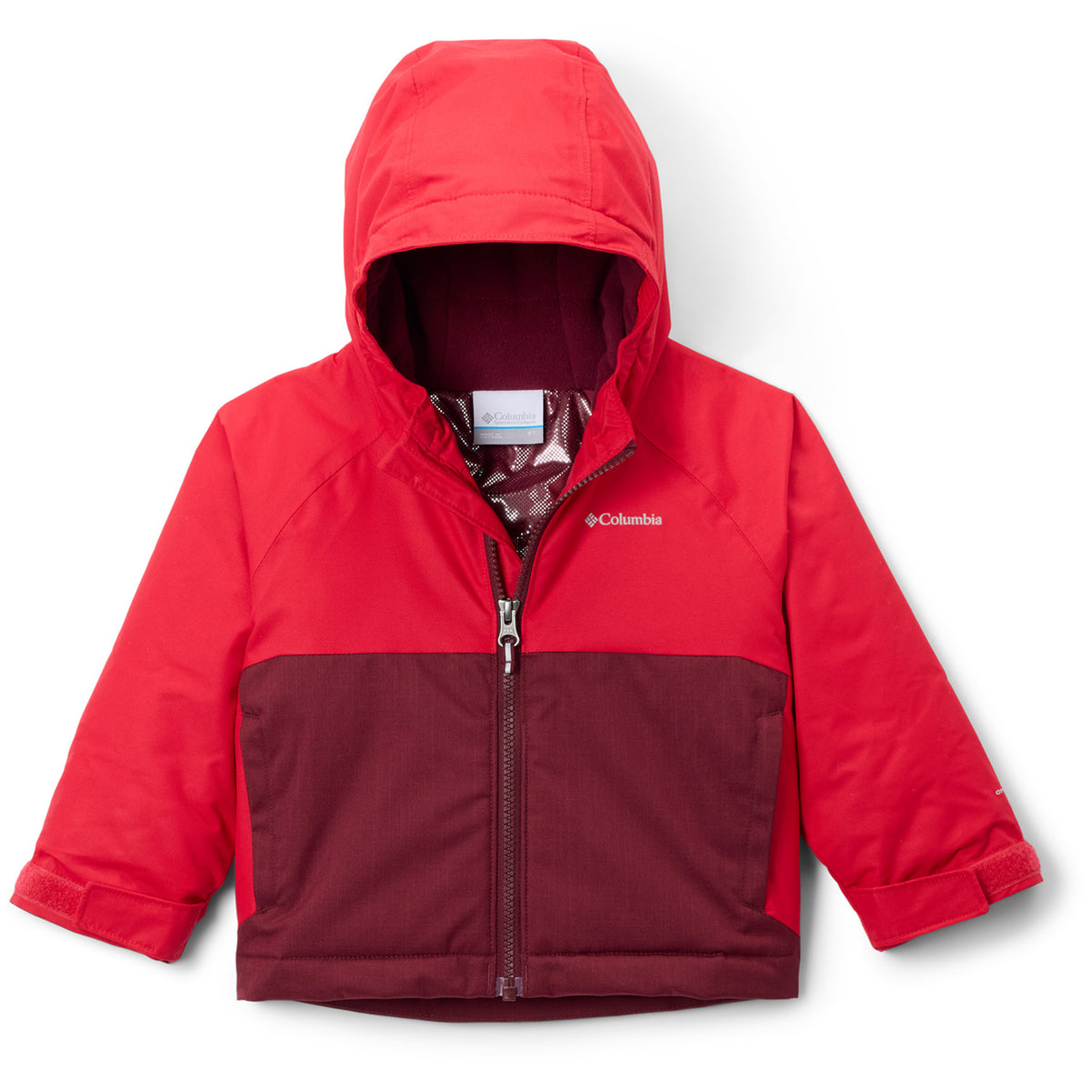 Columbia Alpine Action III Jacket - Toddler Boys' Rich Wine Melange/Mountain Red