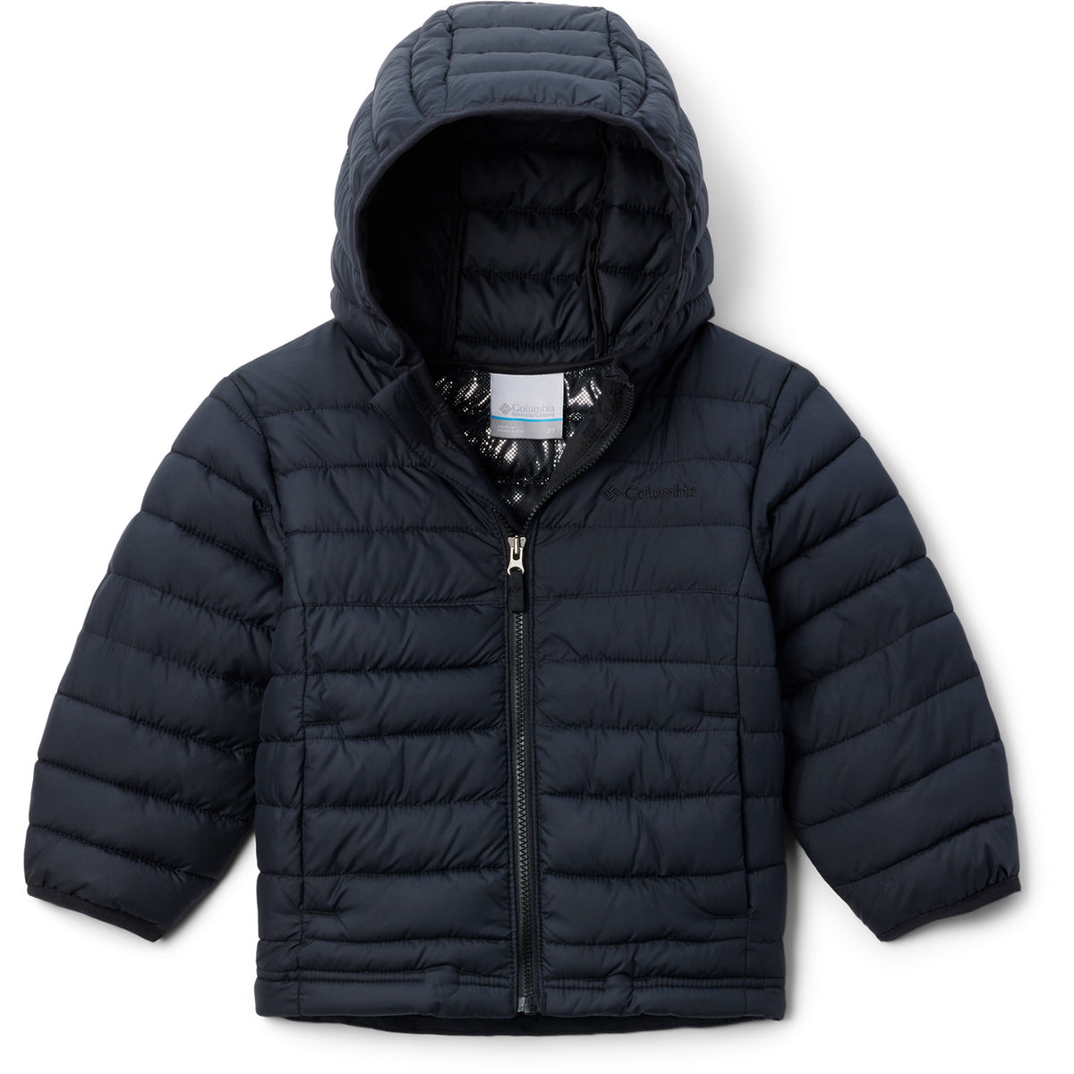 Columbia Powder Lite II Hooded Jacket - Toddler Boys' Black