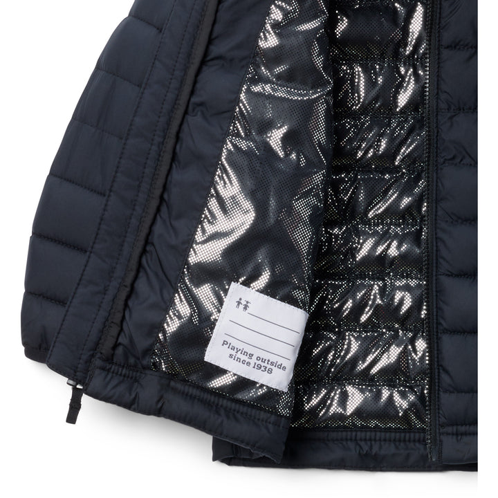 Columbia Powder Lite II Hooded Jacket - Toddler Boys' Black