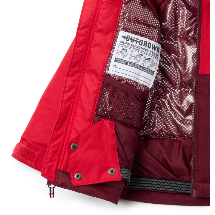 Columbia Alpine Action III Jacket - Toddler Boys' Rich Wine Melange/Mountain Red