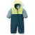 Columbia Powder Lite II Reversible Bunting - Infants' Everblue/Neon Light/Crushed Blue