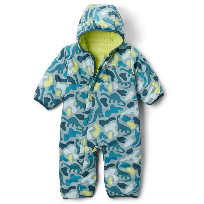 Columbia Powder Lite II Reversible Bunting - Infants' Everblue/Neon Light/Crushed Blue