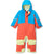 Columbia Buga III Suit - Toddlers' Zing/Compass Blue/Citron Haze