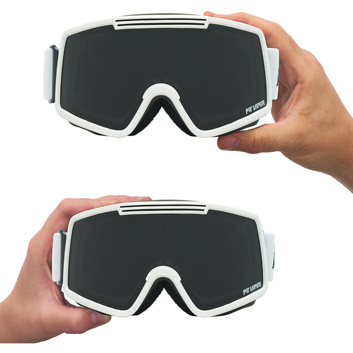 Pit Viper The French Fry Goggles - Small Miami Nights/Smoke