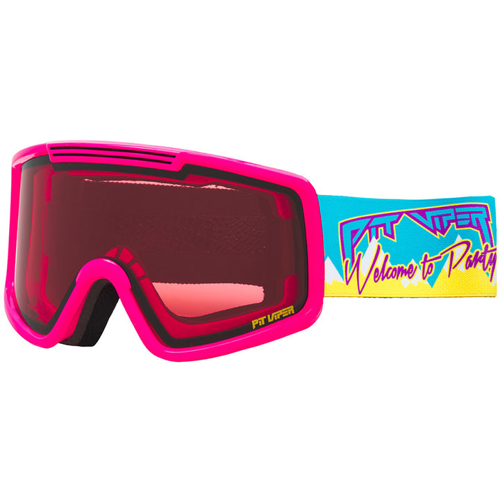 Pit Viper The French Fry Goggles - Small Party Mountain/Rose
