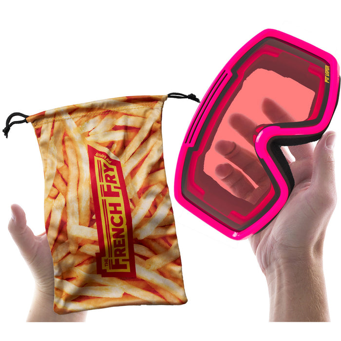 Pit Viper The French Fry Goggles - Small Party Mountain/Rose