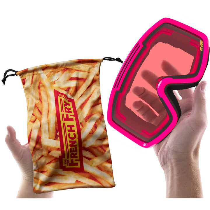 Pit Viper The French Fry Goggles - Small Party Mountain/Rose