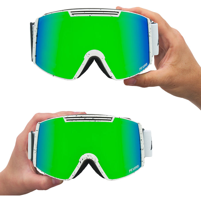 Pit Viper The Backslap Goggles - Small Miami Nights/Blue-Green