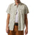 Brixton Charter Print Short-Sleeve Shirt - Men's Whitecap/Ivy Green Stripe