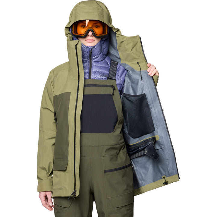 Mountain Hardwear Boundary Ridge™ GORE-TEX Jacket - Women's Landslide/Dark Pine