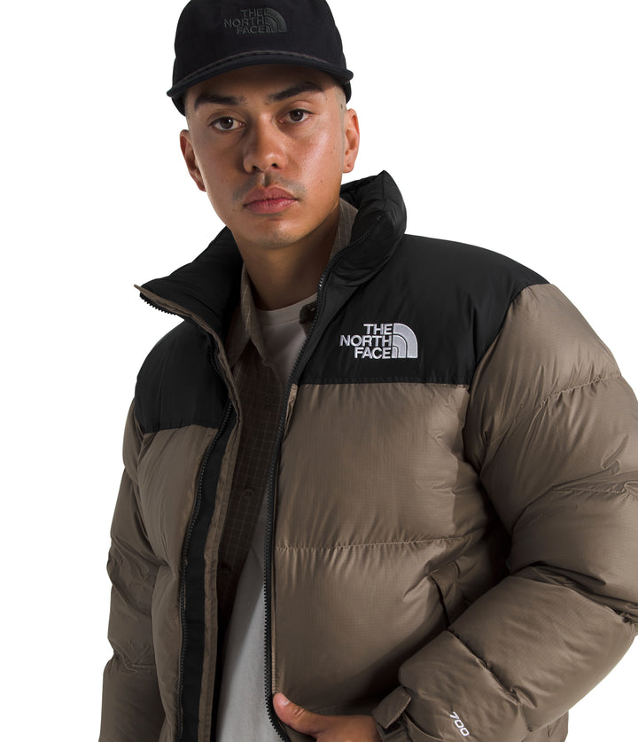 The North Face 1996 Retro Nuptse Jacket - Men's Mocha Brown/TNF Black