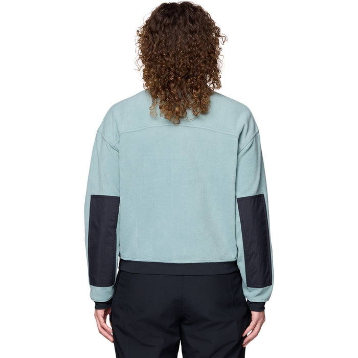 Mountain Hardwear Powder Maven™ Fleece Full Zip Jacket - Women's Blue Sage/Black