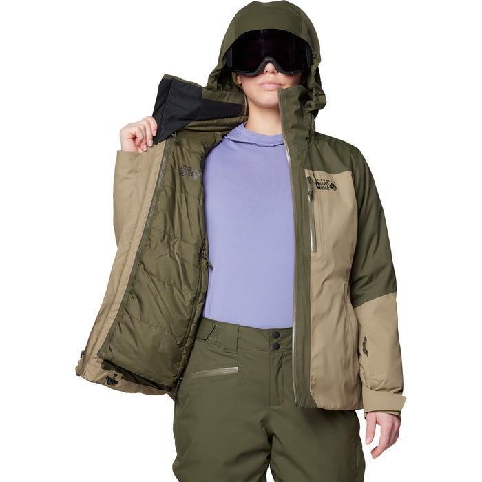 Mountain Hardwear Firefall™ Trifecta Jacket - Women's Dark Pine/Landslide