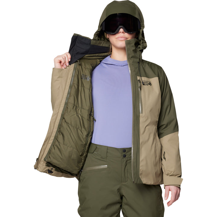 Mountain Hardwear Firefall™ Trifecta Jacket - Women's Dark Pine/Landslide