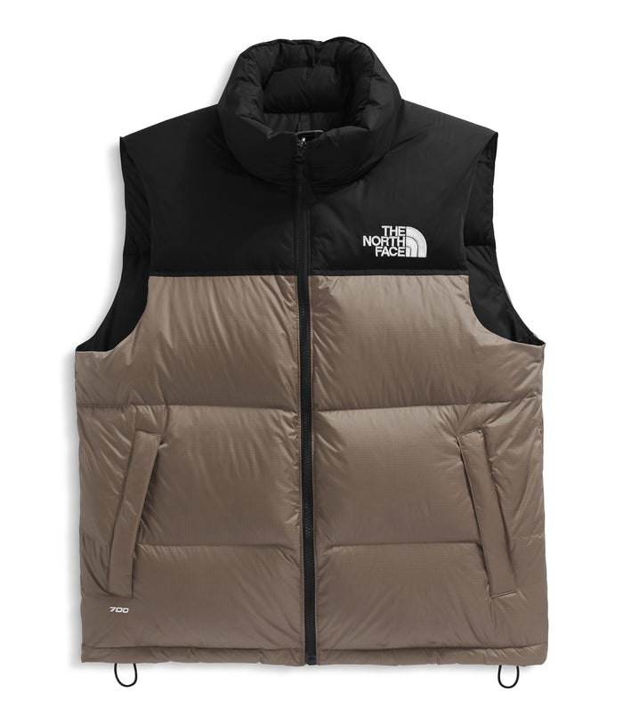 The North Face 1996 Retro Nuptse Vest - Men's Mocha Brown/TNF Black