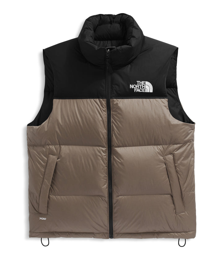 The North Face 1996 Retro Nuptse Vest - Men's Mocha Brown/TNF Black
