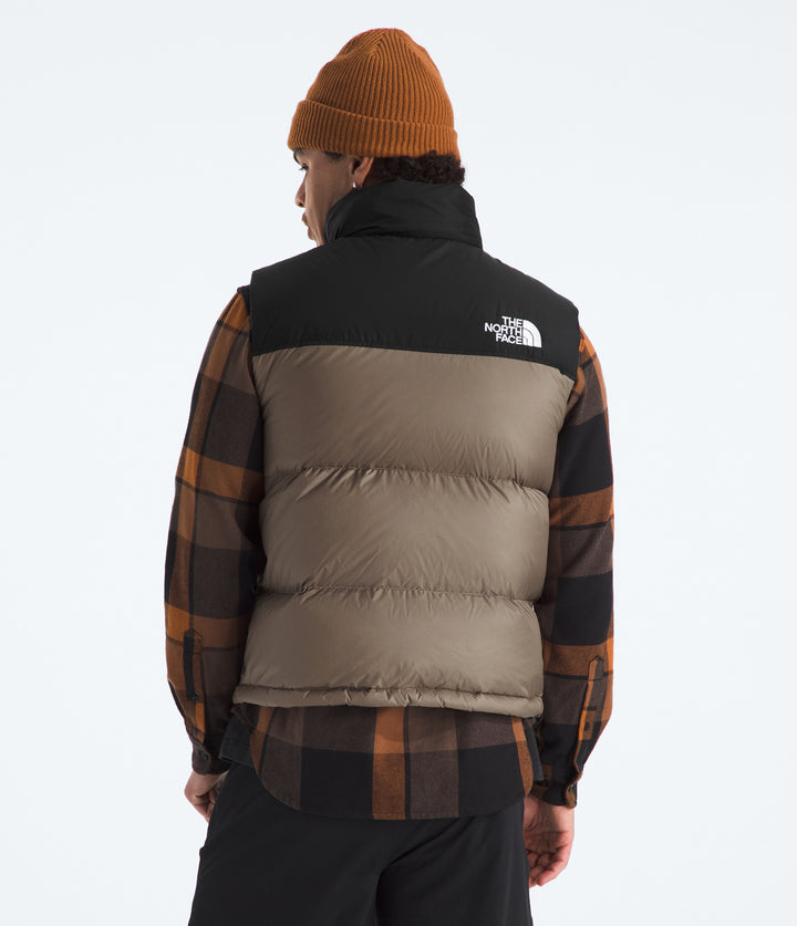 The North Face 1996 Retro Nuptse Vest - Men's Mocha Brown/TNF Black