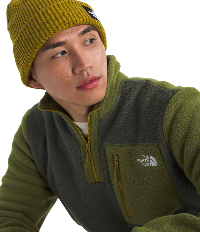 The North Face Yumiori 1/4 Zip Jacket - Men's New Taupe Green/Woodland Green/Deep Dijon