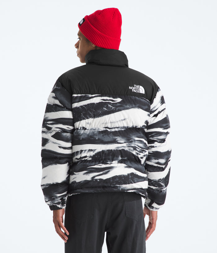 The North Face 1996 Retro Nuptse Print Jacket - Men's TNF Black Edge of Light Print/TNF Black