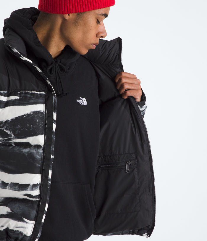 The North Face 1996 Retro Nuptse Print Jacket - Men's TNF Black Edge of Light Print/TNF Black