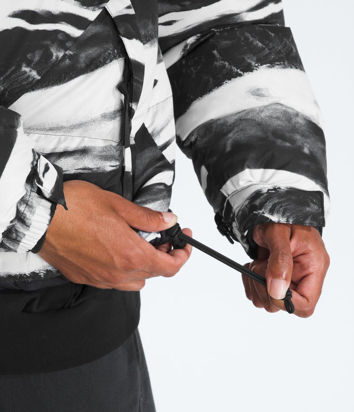 The North Face 1996 Retro Nuptse Print Jacket - Men's TNF Black Edge of Light Print/TNF Black