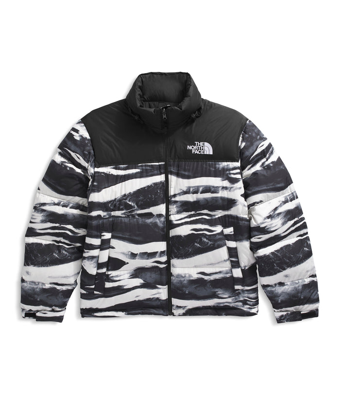 The North Face 1996 Retro Nuptse Print Jacket - Men's TNF Black Edge of Light Print/TNF Black