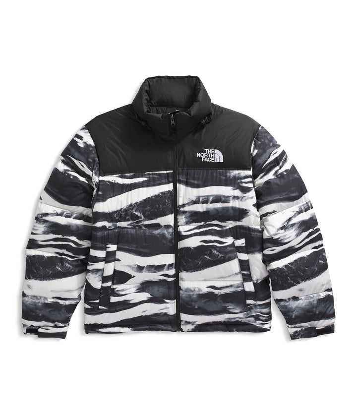 The North Face 1996 Retro Nuptse Print Jacket - Men's TNF Black Edge of Light Print/TNF Black