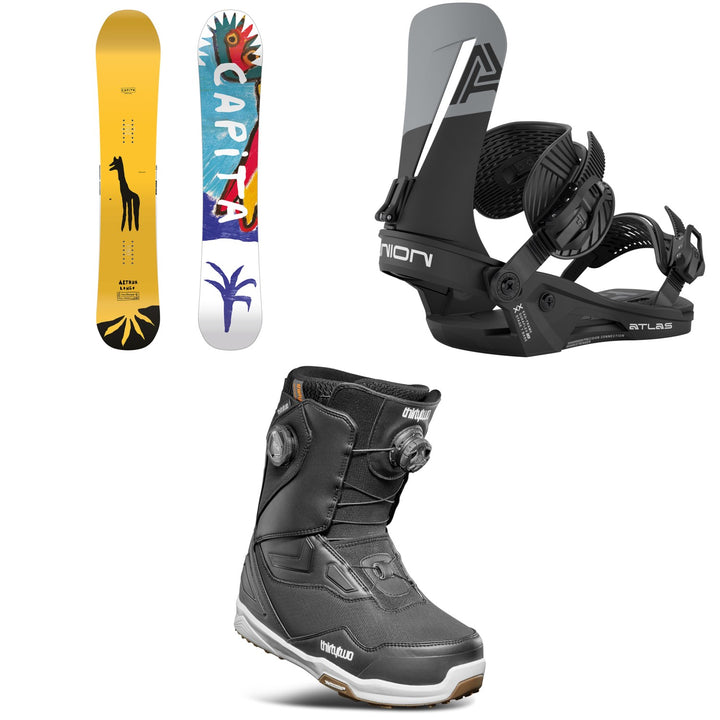 CAPiTA Aeronaut Snowboard + Union Atlas Snowboard Bindings + thirtytwo TM-2 Double Boa Snowboard Boots 2026